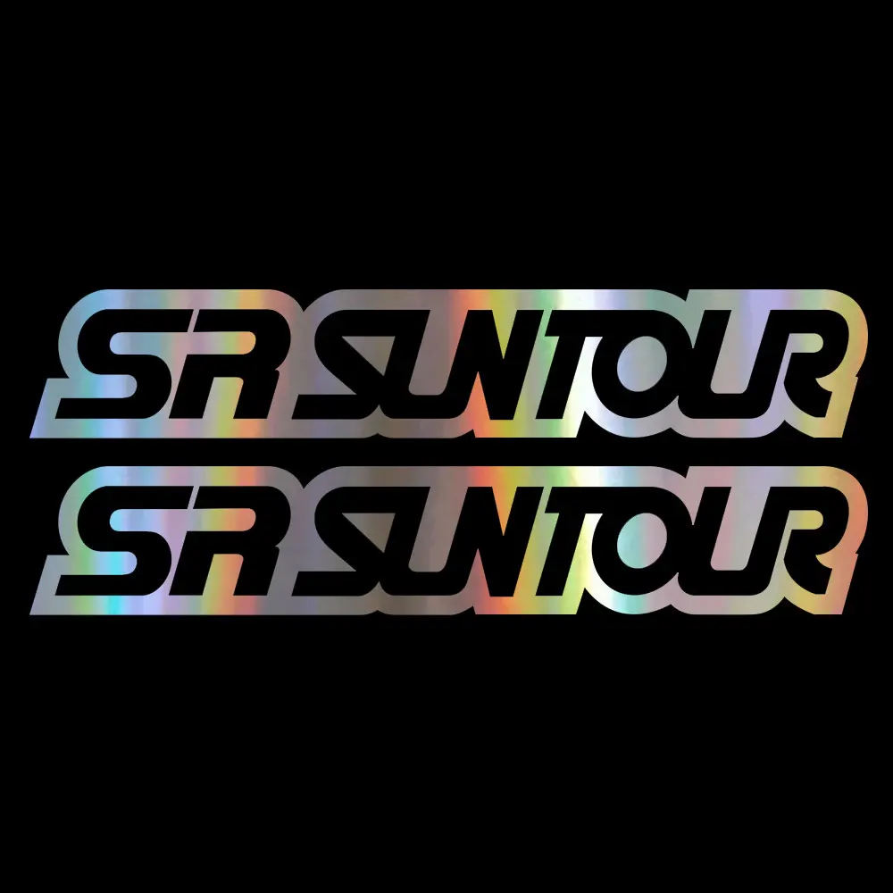 2 x Vinyl-Aufkleber für SR Suntour Vinyl-Aufkleber Adesivi Sticker Camo-Aufkleber