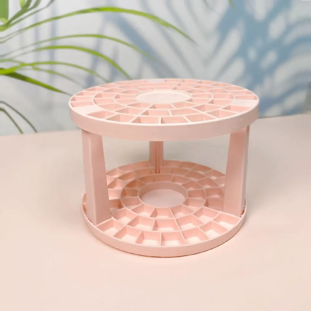 Rack 49 Holes Paint Brush Holder Detachable Two Layers Holds Up Storage Porous Assembly Round Pen Holder Artists Art