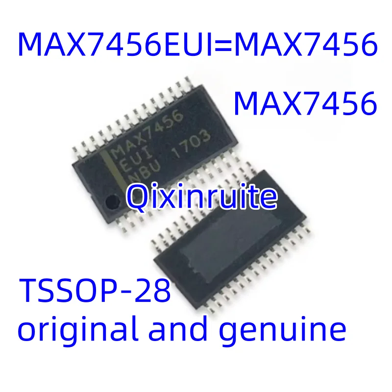 Qixinruite New original MAX7456EUI+T MAX7456EUI MAX7456 TSSOP28 display driver IC chip