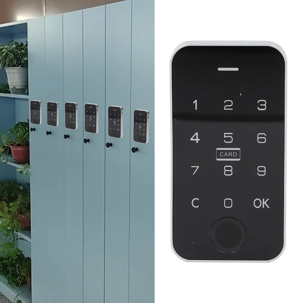 New Touchscreen Electronic Cabinet Lock Bluetooth APP Control Smart Cabinet Lock Fingerprint Cabinet Lock Nightstand
