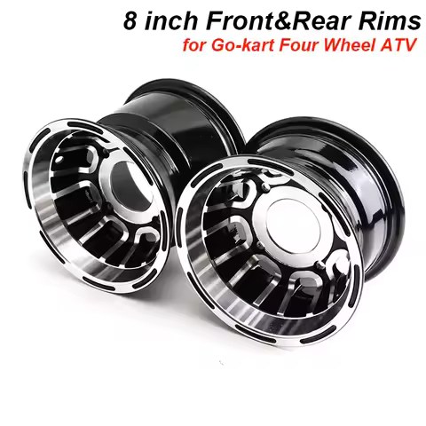 8 Inch Go-kart Rims with Bearing Wheel Hub Use 19X7.00-8 Tyre 20x7-8 21x7-8 Vacuum Tires for 50cc-125cc Go-kart Four Wheel ATV