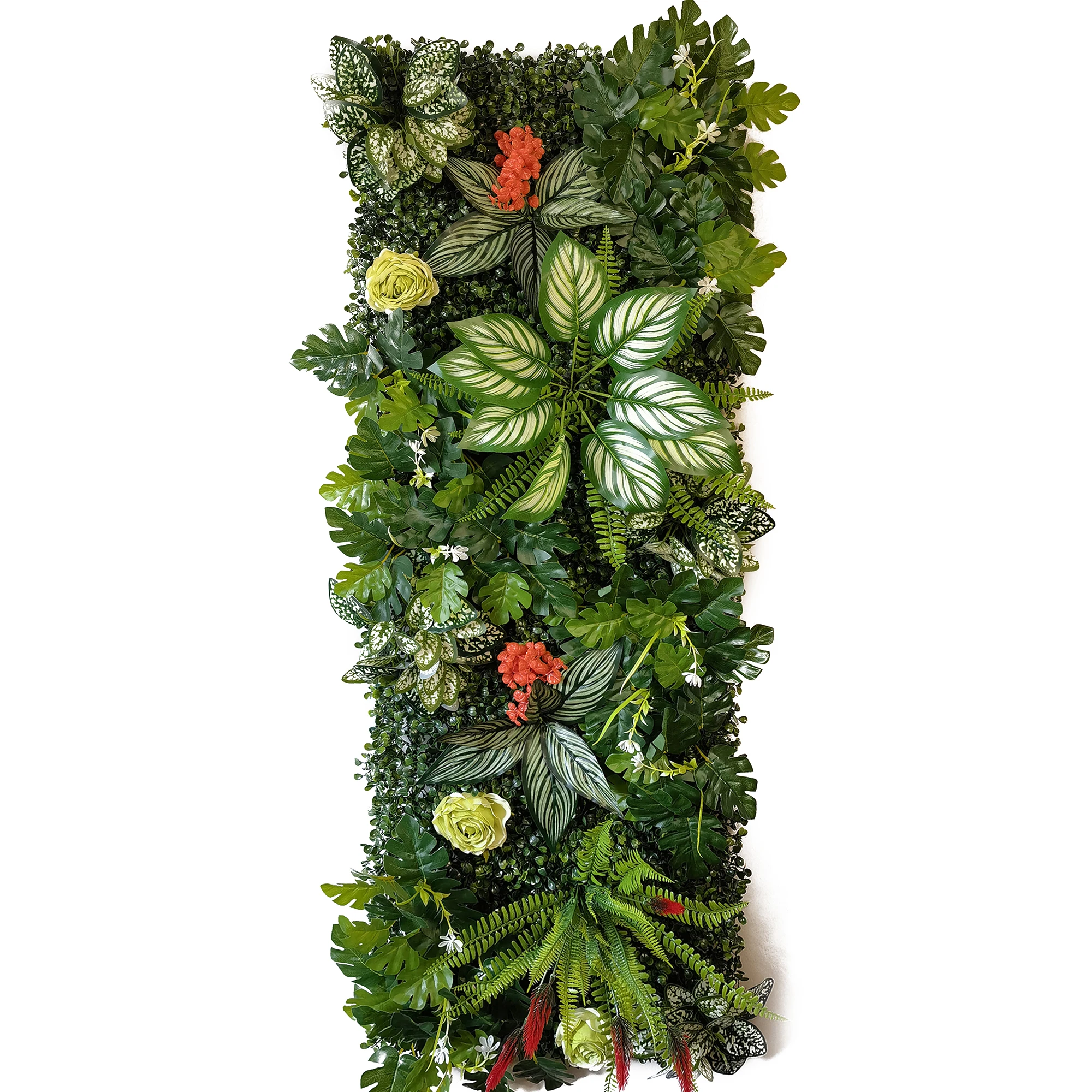 40X120Cm Kunstmatige Plant Wanddecoratie Simulatie Chlorophytum Comosum Gras Decoratie Tuin Hek Bruiloft Hotel Decoratie
