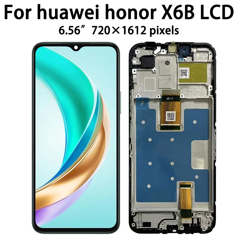 6.56“ IPS For Honor X6b LCD Display Screen Touch Panel Digitizer Replacement For Honor X6b LCD With Frame JDY-LX1, JDY-LX2 image 3