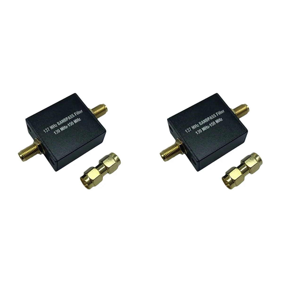 2X 137MHz Filter Bandpass Filter Special for Weather Satellite