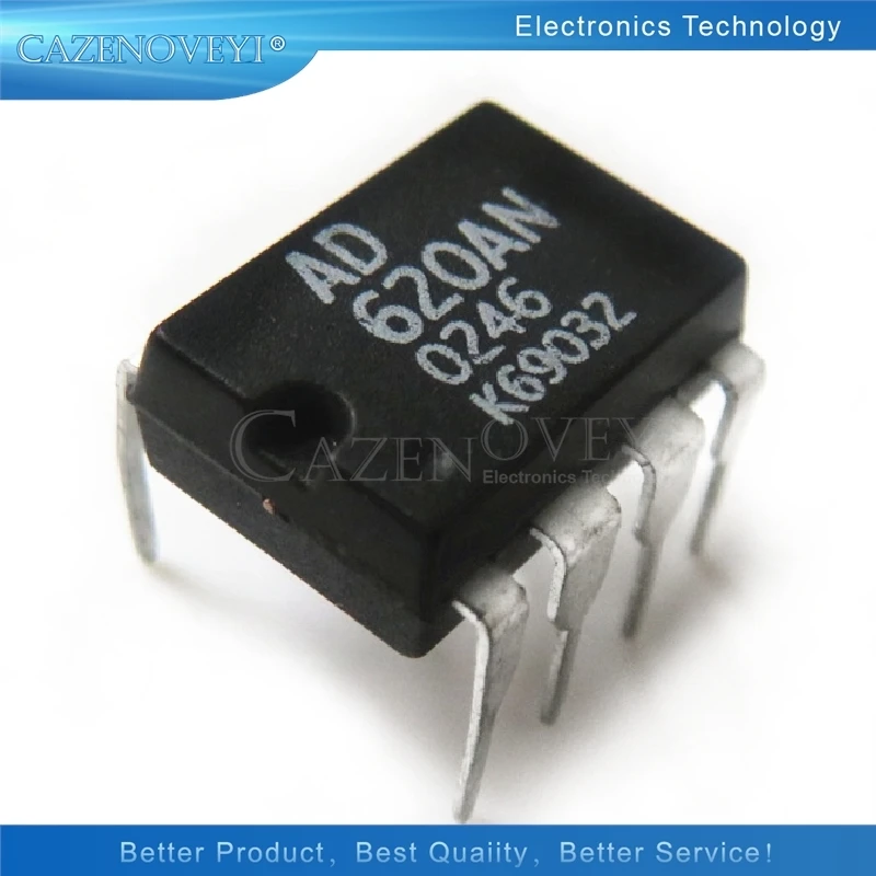 5pcs/lot AD620ANZ AD620AN AD620A AD620BNZ AD620BN AD620 DIP-8 In Stock