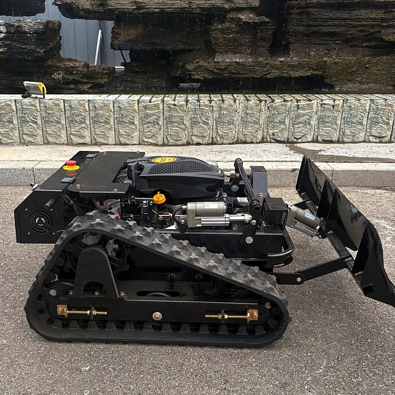 

Customized Remote Controlled Powered Lawn Mower for Agriculture and Forestry Weeding Crawler Mower