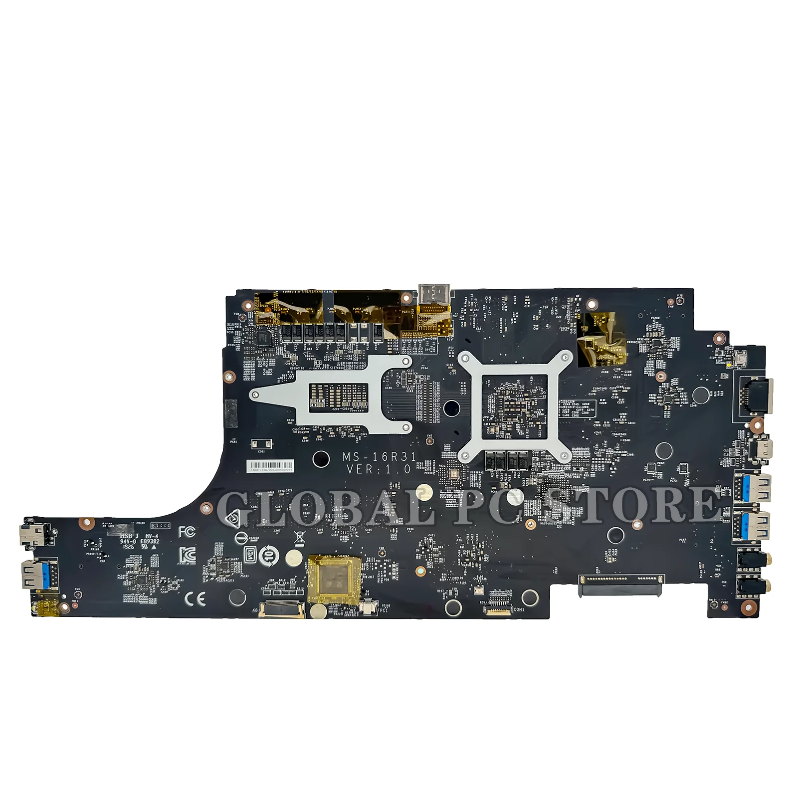 KEFU Mainboard For MSI MS-16R31 MS-16R3 GF63 Laptop Motherboard i5 i7 8th/9th Gen GTX1050 GTX1050Ti GTX1650 V4G