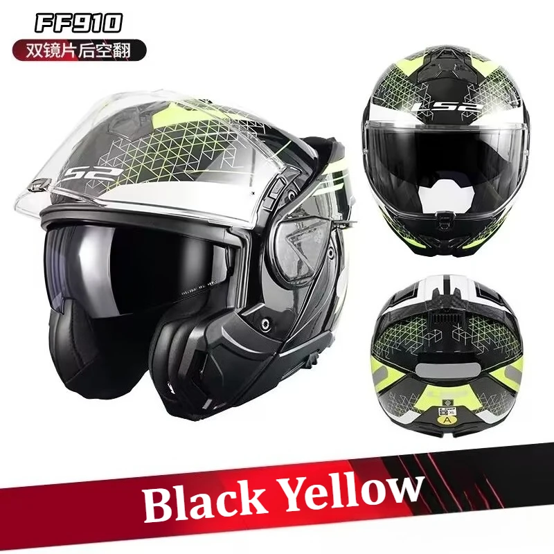 

2025 New Arrival LS2 FF910 Advant II Flip Up Full Helmets Motorcycle Modular Double Visor Helmet ECE Capacete Moto