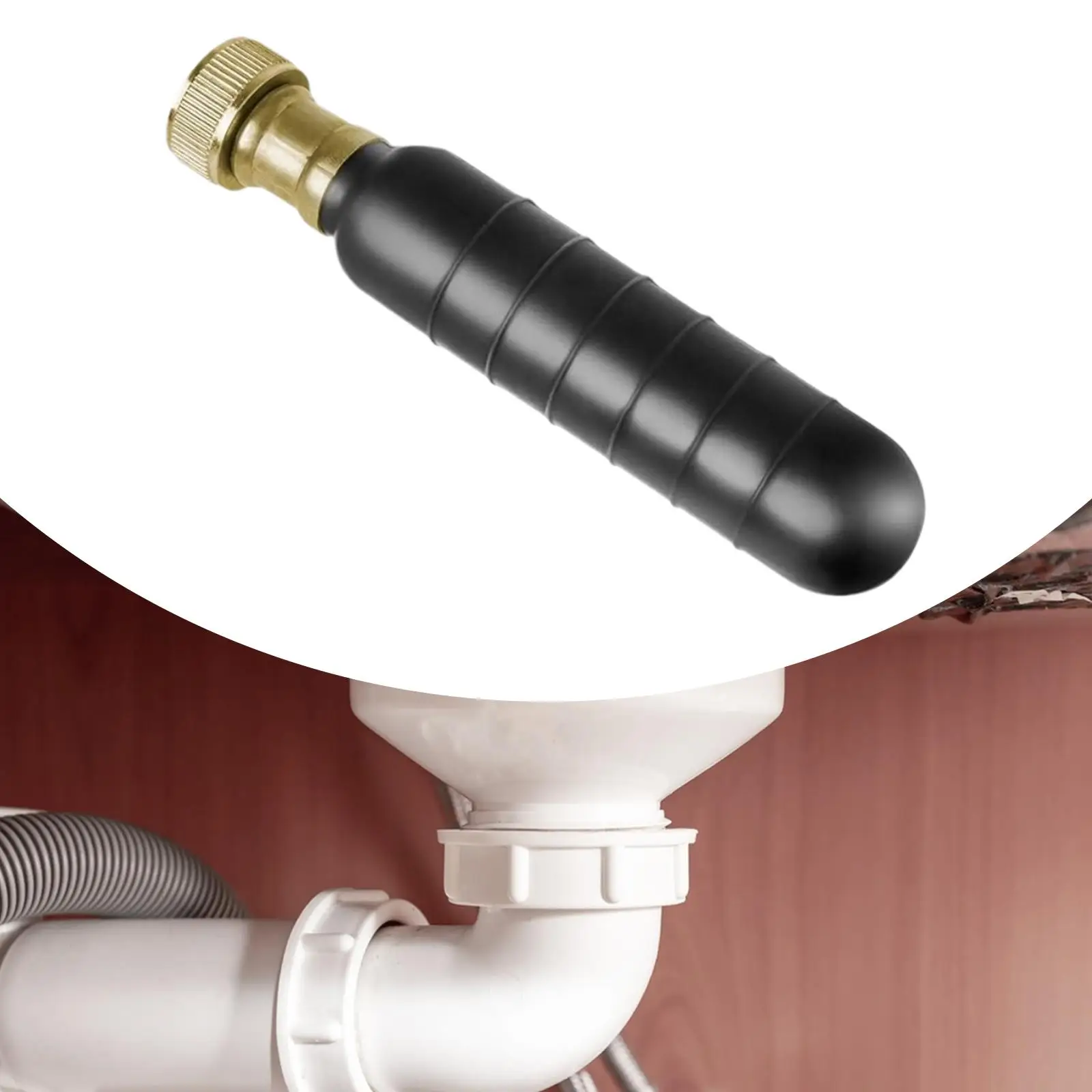 

Drain Cleaning Bladder Compact Drain Cleaning Tool for 1.5-3 inch Pipe Kitchen Sink Pipe Bathtubs Swimming Pool Main Drain Sewer