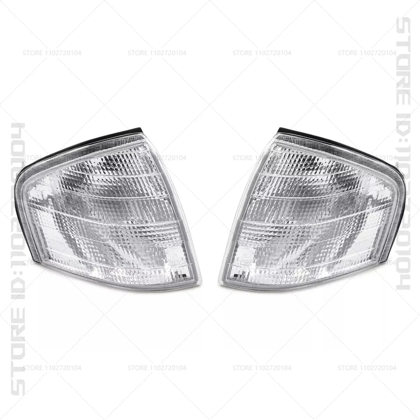 dla 1993-2000 W202 Mercedes Benz C Class przedni kierunkowskaz narożny lampa sygnalizacyjna bez żarówki 2028260943 2028261043 — zdjęcie 4