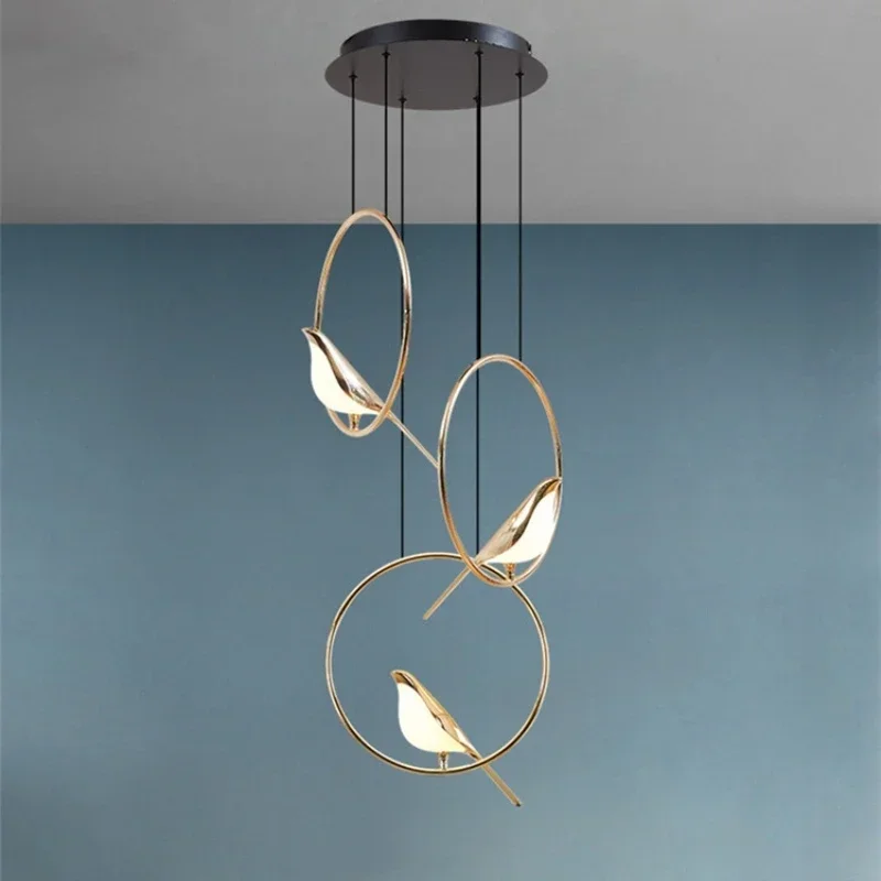 Magpie Creative  Wall Lamp Balcony Living Room Floor Light Nordic Minimalist Art Design Chandelier  Bedroom Bedside Table Lights