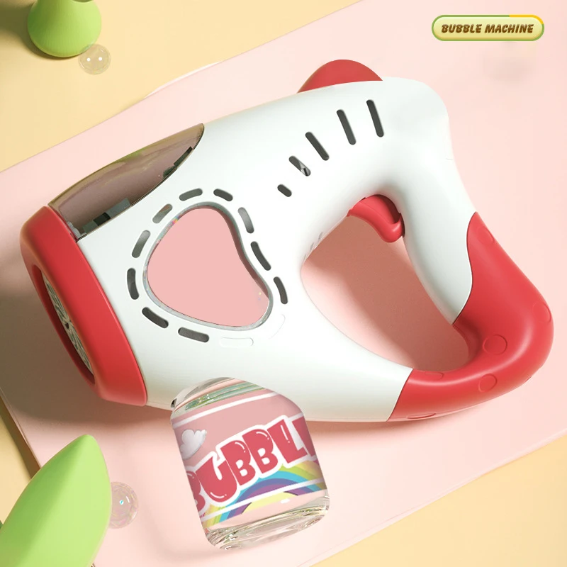 Bańka mydlana karabin maszynowy plecak dmuchawka automatyczne elektryczne pistolety zabawka prezent na gra na zewnątrz urodziny wesele