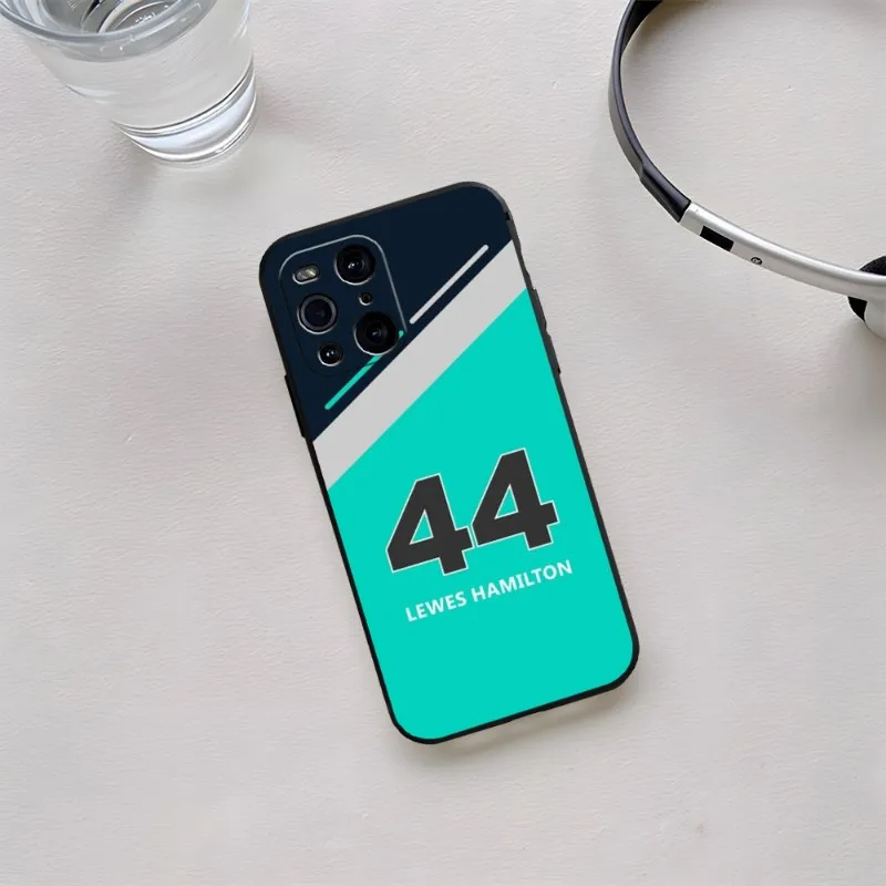 Lewis Hamilton Car 44 Phone Case For OPPO Find X3 Neo Reno 8 6 Pro 7 X5 A57 A54 A55 A74 One Pro Plus 8 11 6 9 7 Cover