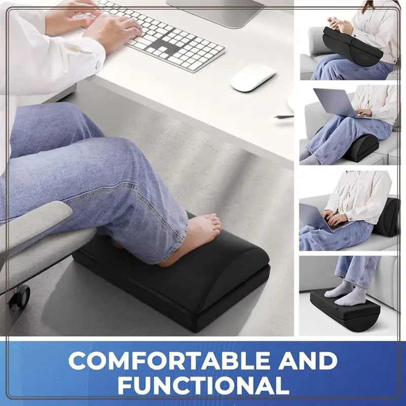 

Reliable-Comfortable Foot Stool With 2 Adjustable Heights Suitable For Office, Home And Car,Comfortable Foot Stool With 2 Adjust