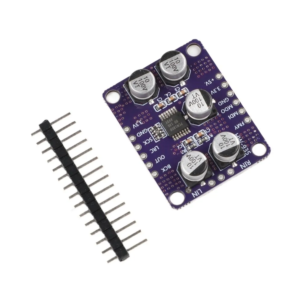 PCM1808 Audio Decoder Board 24 Bit For Adc Module 34x27mm Circuit For Analog Input Signal Conversion Player DIY Electronics