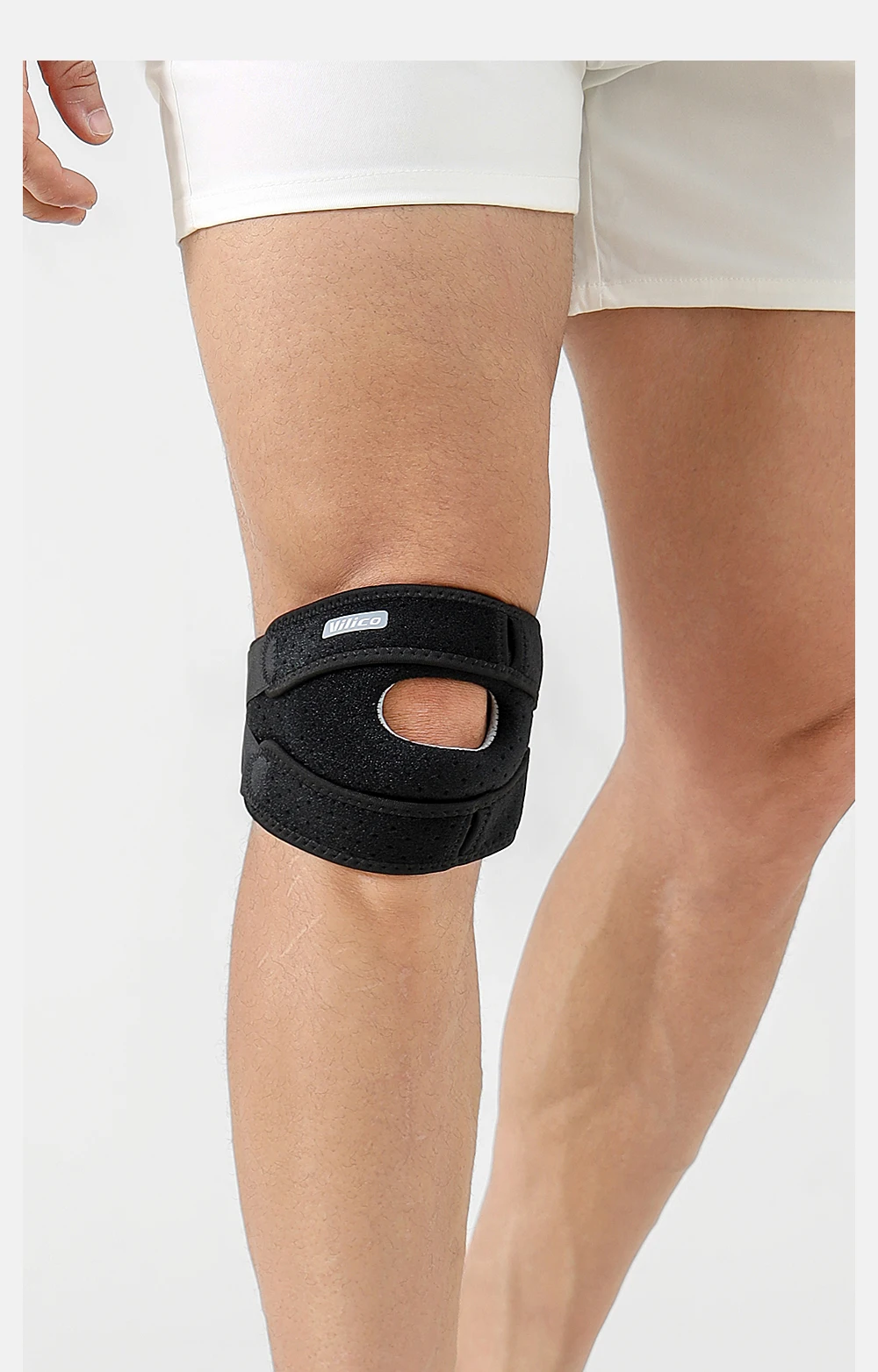 Sport Patella Strap Laufen Springseil Fitness Knieschutz Meniskus Professionelle Ausrüstung Knieschützer – Detail 10