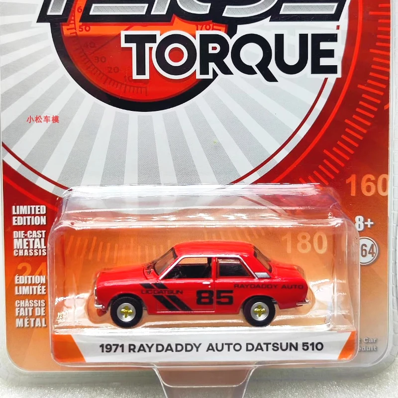 

Зеленый свет 1:64 1971 Datsun 510 # 85-Raydaddy, коллекция автомобилей, игрушка, подарочная модель, настенная подвеска