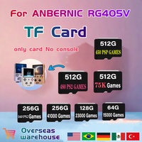 ANBERNIC RG405V Handheld Game Host TF Card Pre-installed Game 512g 75000 Game Open Source System PSP Game Player TF Card Gifts