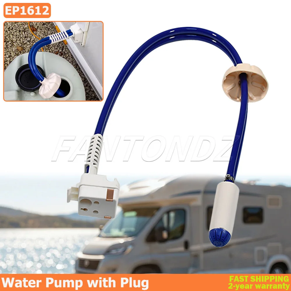 High Flow Pump Assembley EP1612 For Caravan Motorhome Water Pump 12V 15.8 LPM With Easi-Push Plug