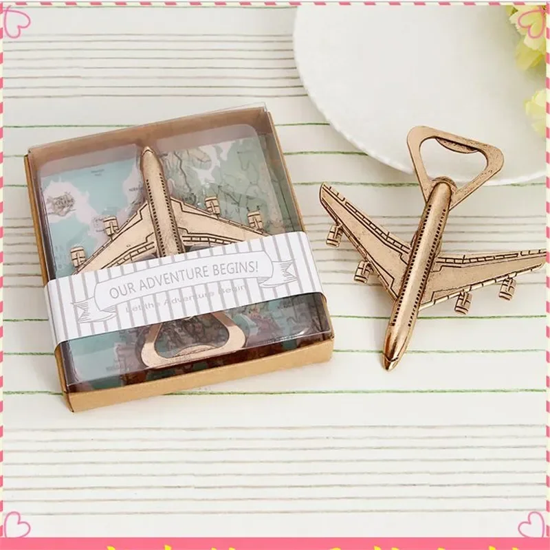 

Metal Aircraft bottle Opener Gift Pack Wedding favor Festive & Party Supplies Best man game Business gift