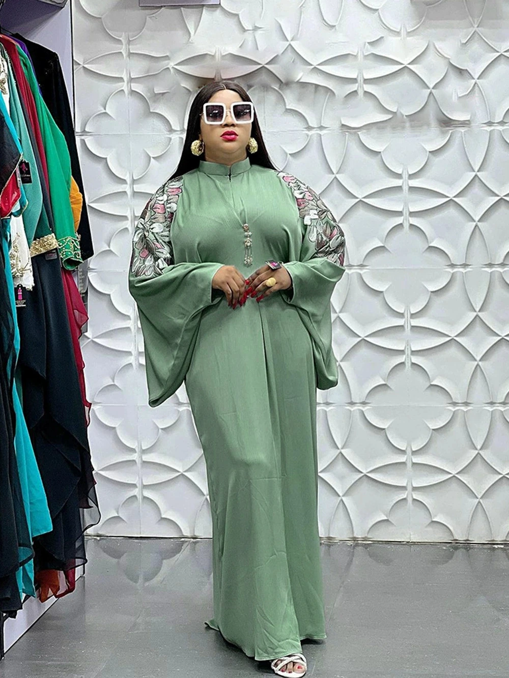 Afrikanische Kleider für Frauen Plus Größe Afrika Kleidung Dashiki Ankara Türkei Outfits Kleid Elegante Muslimische Hochzeit Party Langes Kleid