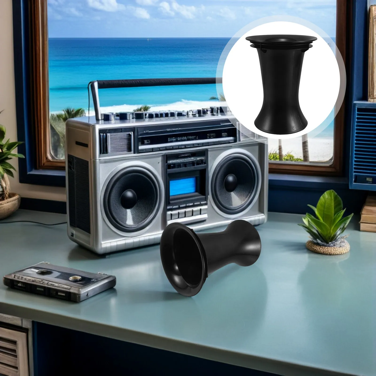 8 Inch Sound Box Port Tube Reflex Vent for Subwoofer Cabinet Speaker System Audio Clarity and Low Distortion Performance