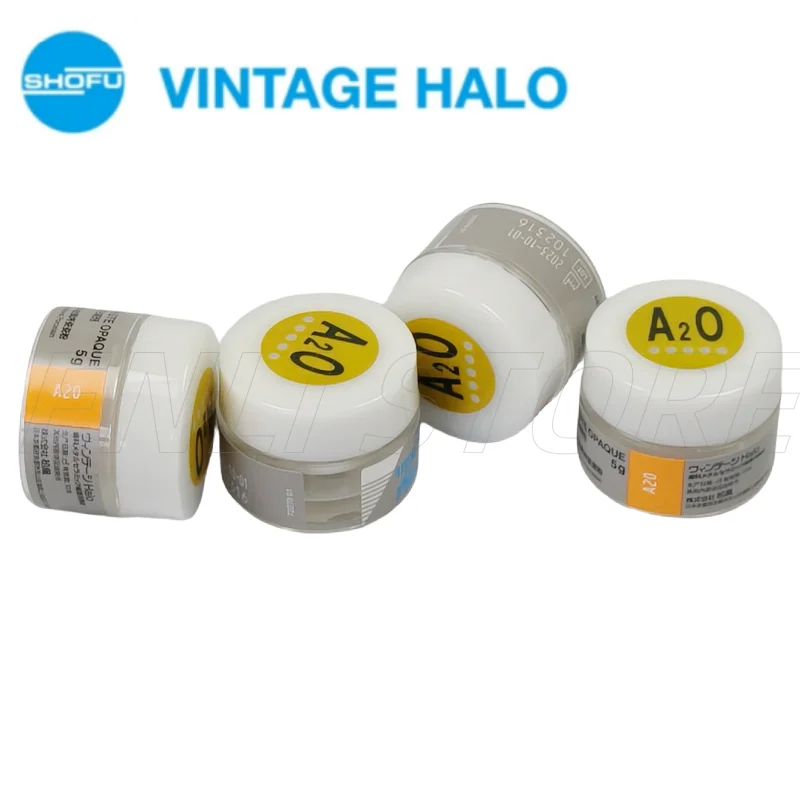 

5g/Bottle Dental Laboratory Materials SHOFU VINTAGE HALO Metal Porcelain Paste Opaque