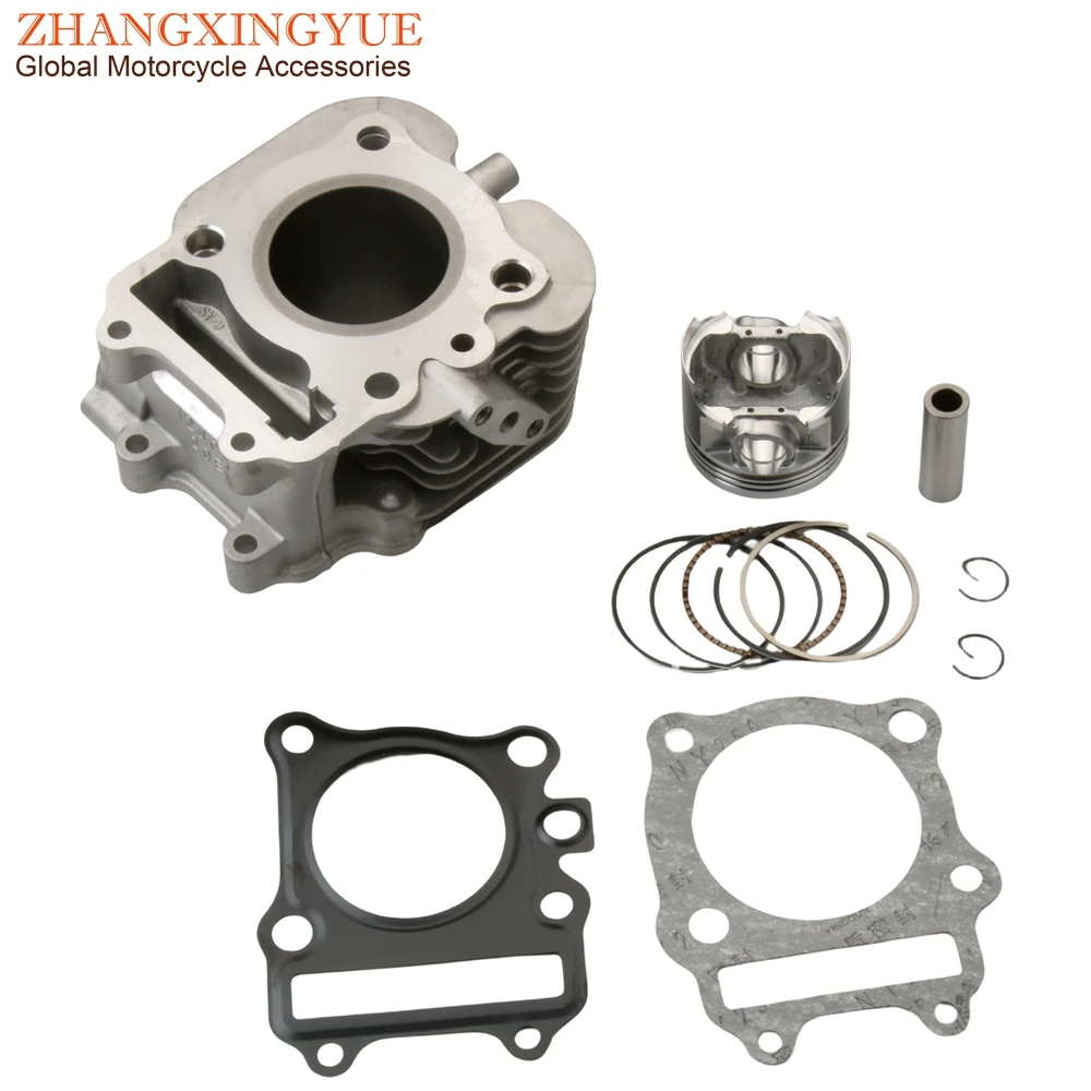 Scooter 52mm Cylinder Kit For Suzuki AN 125 AN125 Vecstar HS125T 125cc Euro II Engine Parts 20EB
