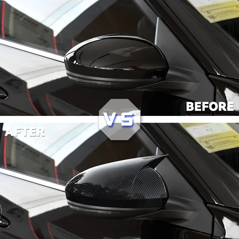 Rearview Mirror Cover External Rearview Decoration for Nissan Altima 2019-2023 Sentra/Sylphy 2020-2023