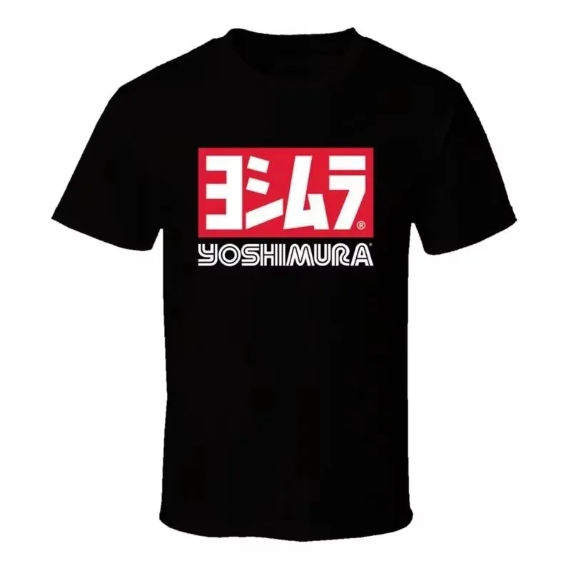 2026 New YOSHIMURA Family Matching Oversized Unisex TShirt Japanese Retro Racing Print Cotton Short Sleeve Streetwear Biker Tee