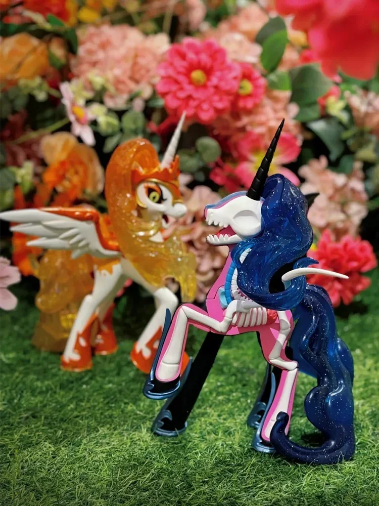 

My Little Pony Figure Daybreaker Princess Celestia Nightmare Moon Semi-Skeletal Action Figures Statue Limited Edition Toy Gift