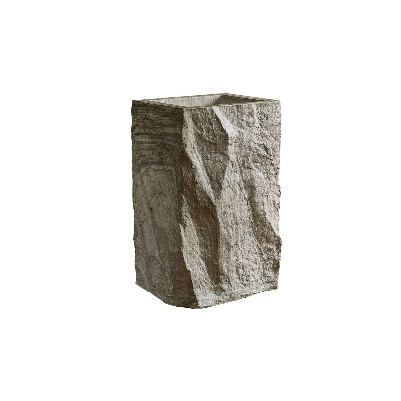 

Wabi Sansan artificial stone column basin Outdoor courtyard Floor-to-ceiling wash basin Hotel clubhouse Toilet wash basin