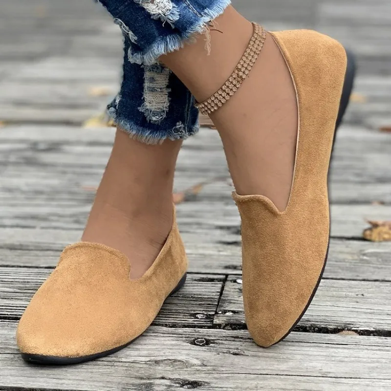 Spring Autumn Shoes for Women Comfortable Casual Slip on Flats Plus Size 36-43 Loafers Non-slip Zapatos De Mujer Women Shoes