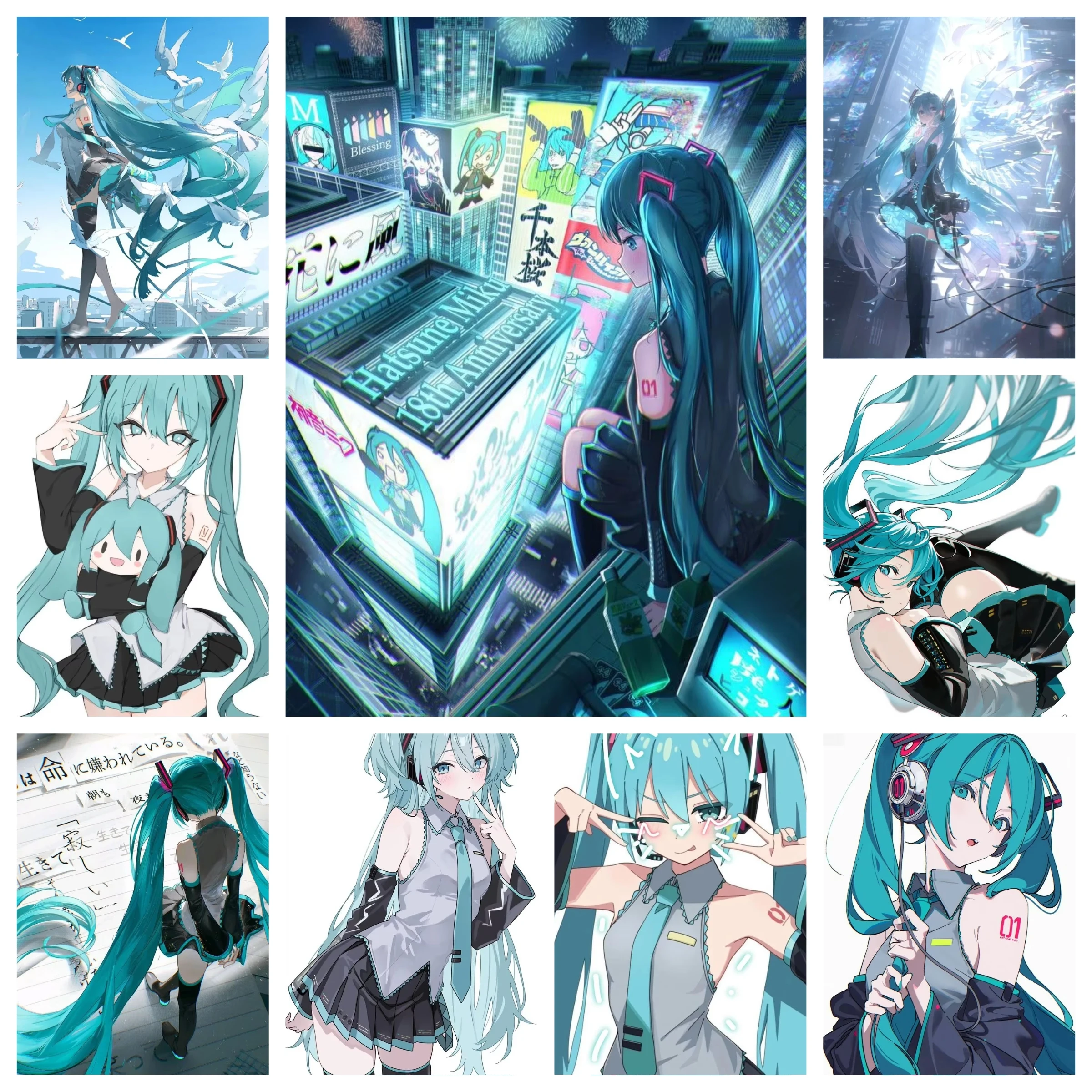 kit-de-pintura-a-Oleo-por-numeros-arte-em-tela-de-hatsune-miku-menina-de-desenho-animado-arte-de-parede-para-adultos-decoracao-de-casa-diy-presente