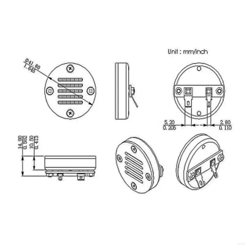 

R1wd 8ohm 1.5 -дюймовый твитер динамик абонент воздух движение 30 Вт Hifi Hifi Триблящий пояс