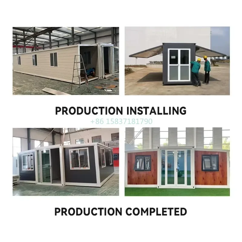 20ft 40ft Container House Expandable Shipping Folding Tiny Home Container House Tiny Container Homes 2 Bedrooms Garden Rooms