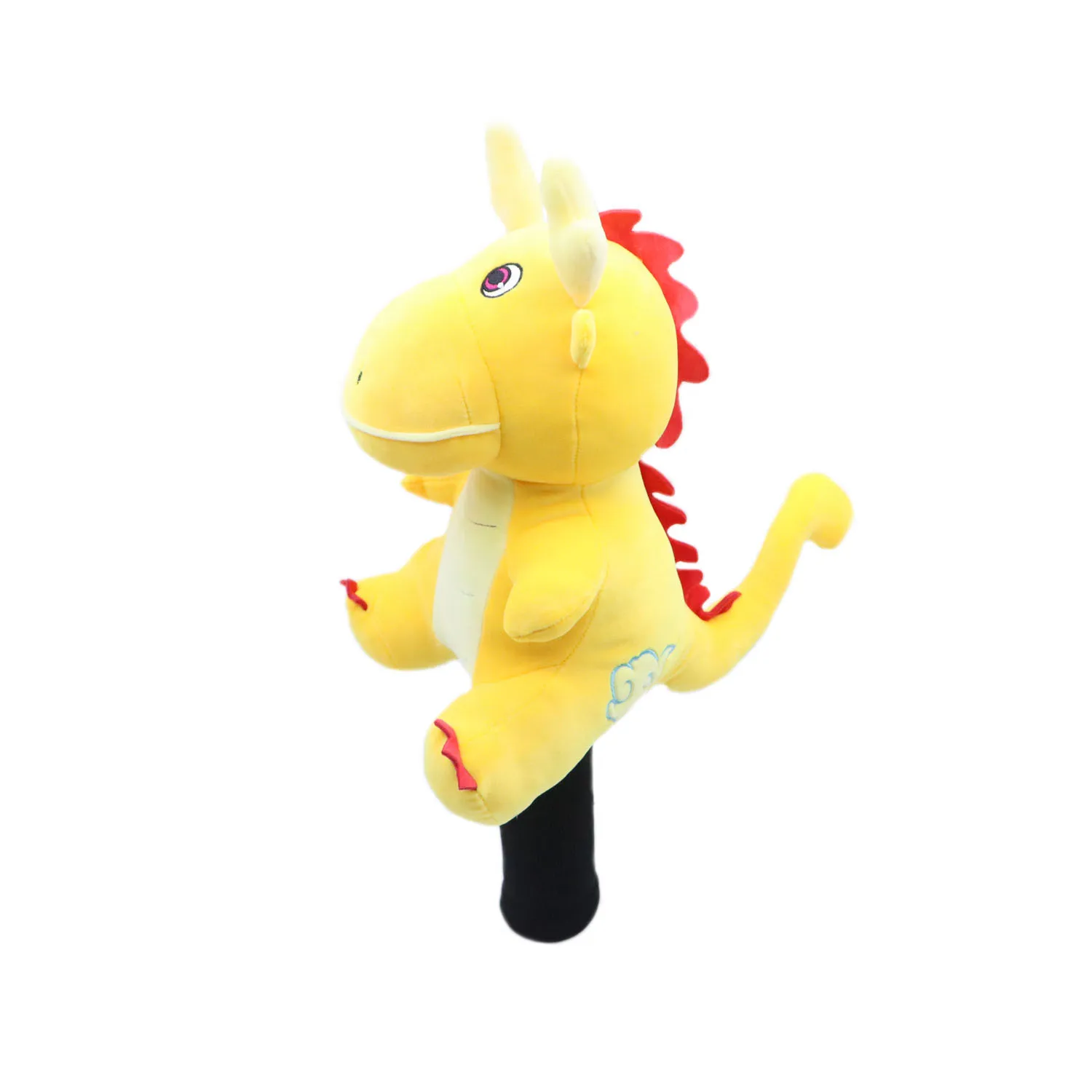 2024 New Dragon Plush Golf Driver Fairway Hybrid headcover golf club No.1 #3#5 FW UT Mascot Novelty Cute Gift Yellow Red