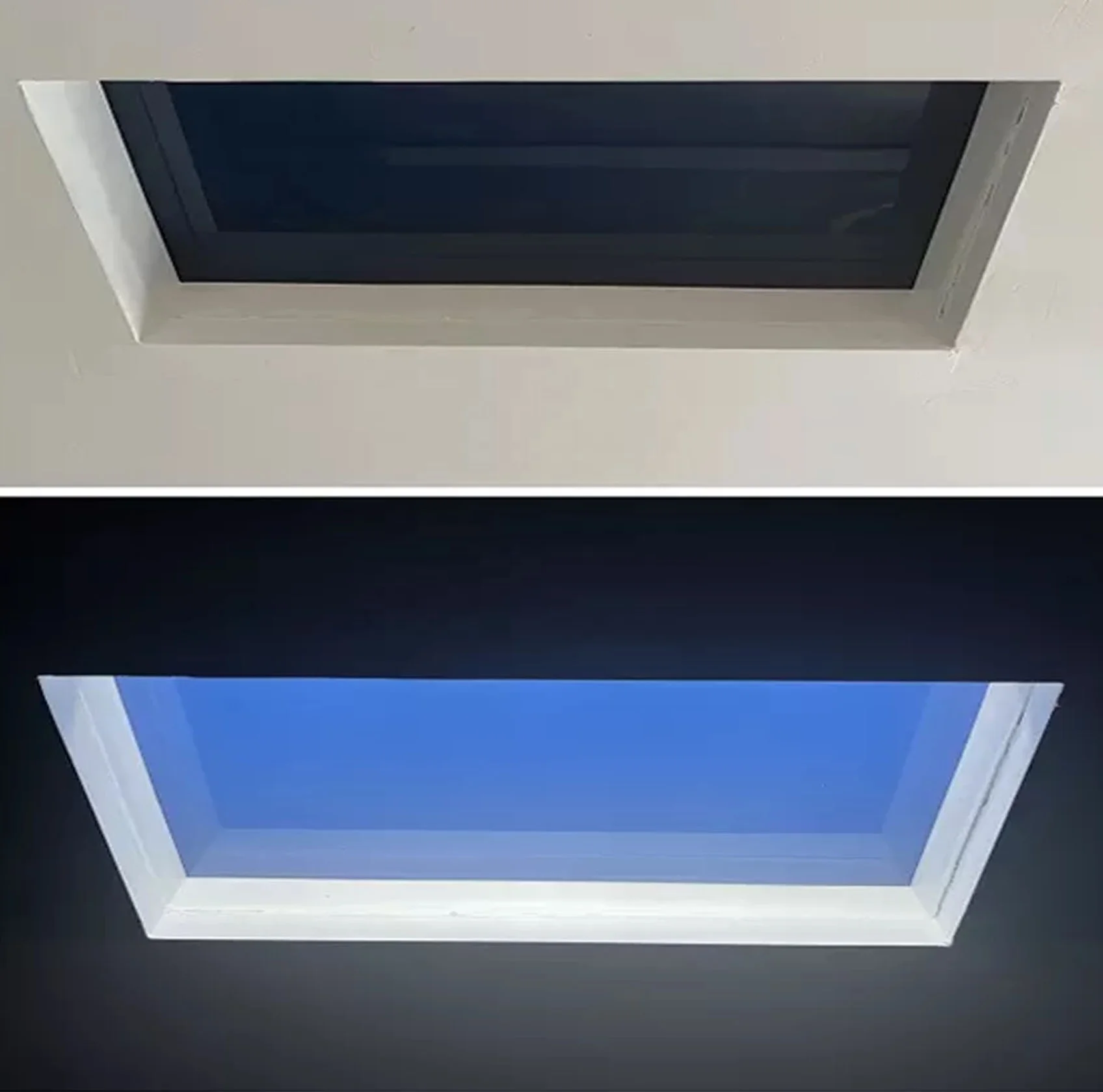 Коммерческий светоизлучающий диод 60x60, квадратная панель, свет, цикадский ритм, голубое небо, натуральное солнце
