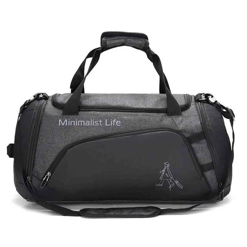 

Large Capacity Men Gym Travel Bag Waterproof Sports Duffel Storage Bags Shoe Compartment Multifunctional Fitness Yoga Handbag