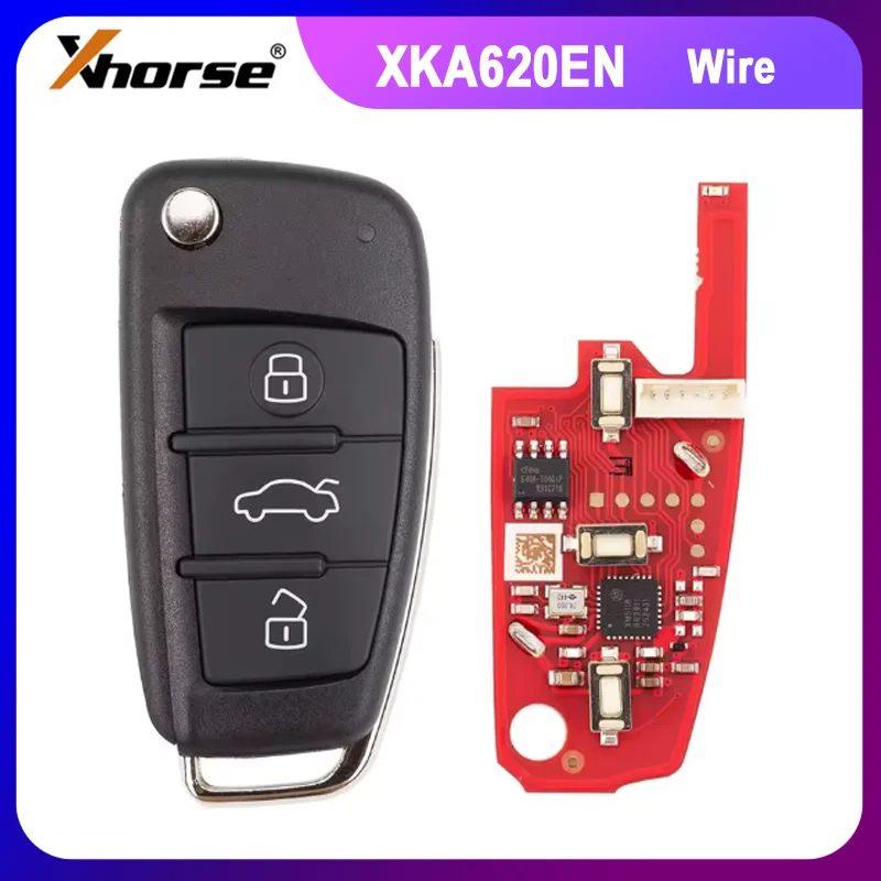 

1/2/5PCS XHORSE XKA620EN XK Series for Audi A6L 2nd Generation Universal Remote Key Upgrade of XKA600EN