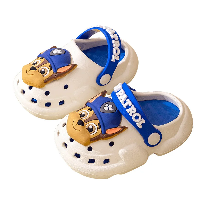 Genuine Paw Patrol Non-Slip Sandals  Kids Summer Kawaii Beach Slippers Marshall Rubble Skye Rocky Slipper Soft Soled Shoes