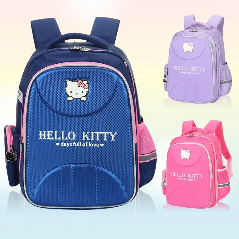 

Sanrioed Hello Kitty Anime Cute Large Capacity Children Backpack Schoolbags Student Cartoon Shoulder Bag Travel Gift for Friend