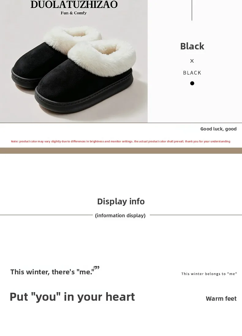 2026 Hochwertige Damen-Schneestiefel, Flauschige Plüsch-Kunstfell-Hausschuhe, Weiche Winter-Innenschuhe, Komfortable Herrenschuhe für Zuhause – Detail 8