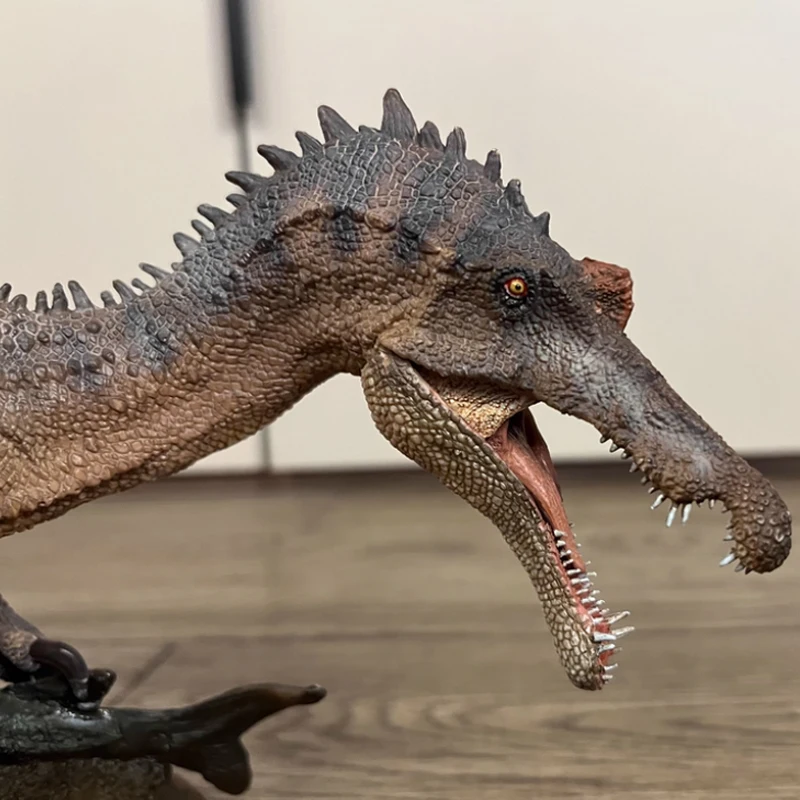 Op voorraad Echte Dinosaur King Spinosaurus 1:35 Schaal Science Art Model Action Figure Decoratief Ornament Speelgoedcollectie Cadeau