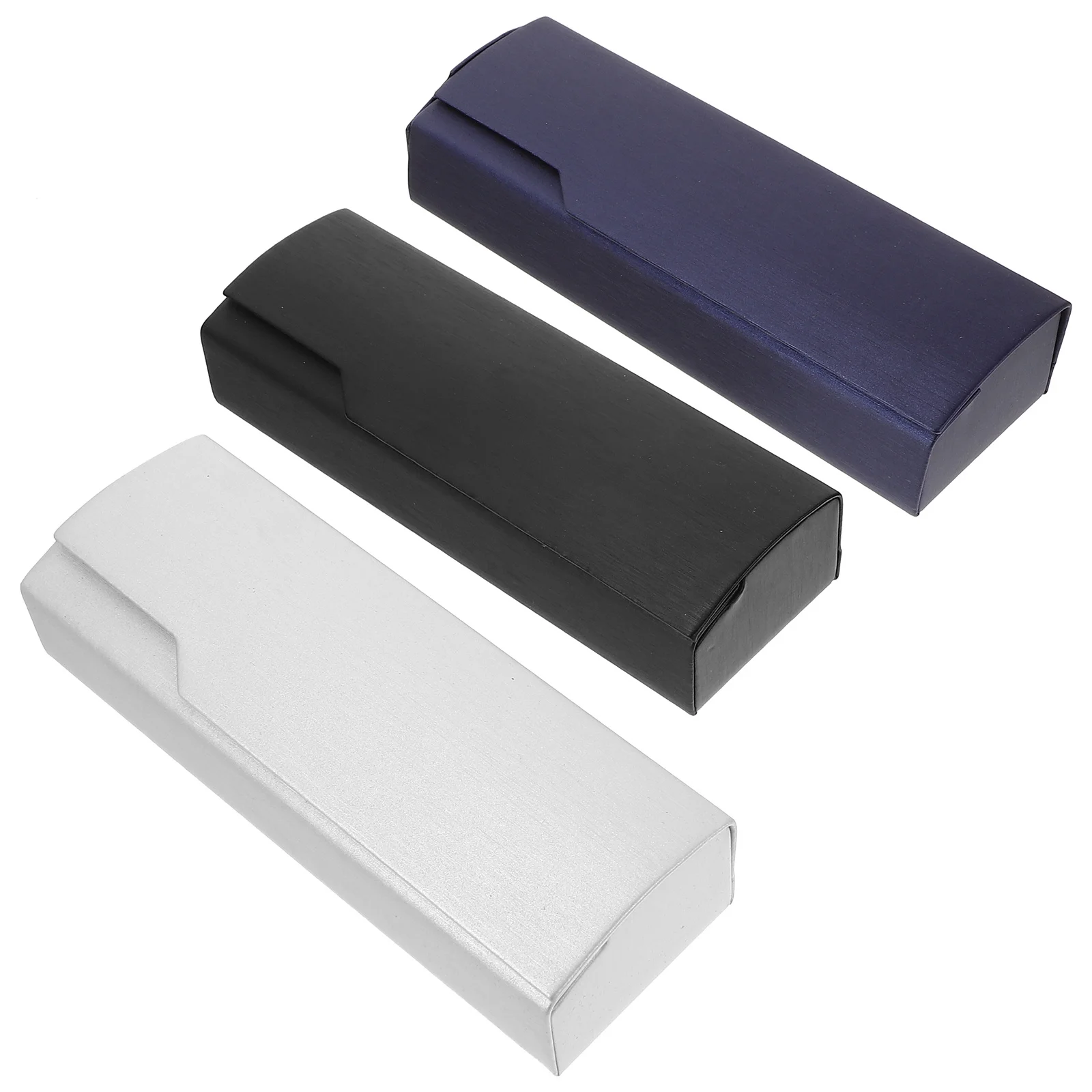 

3Pcs Glasses Cases Magnetic Lock Handmade Portable Eyeglasses Storage Box Durable Compact Protector Glasses Case