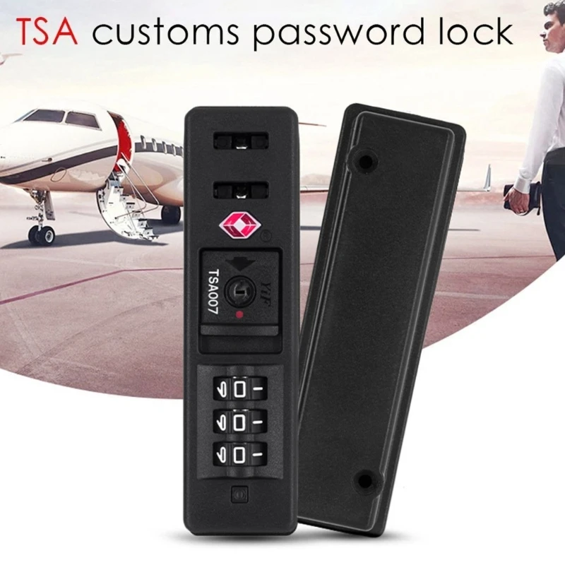 

Suitcase Lock 3 Digit Number Password Lock Luggage Lock Secure Code Lock Portable Security Lock for Travel Bag Backpack