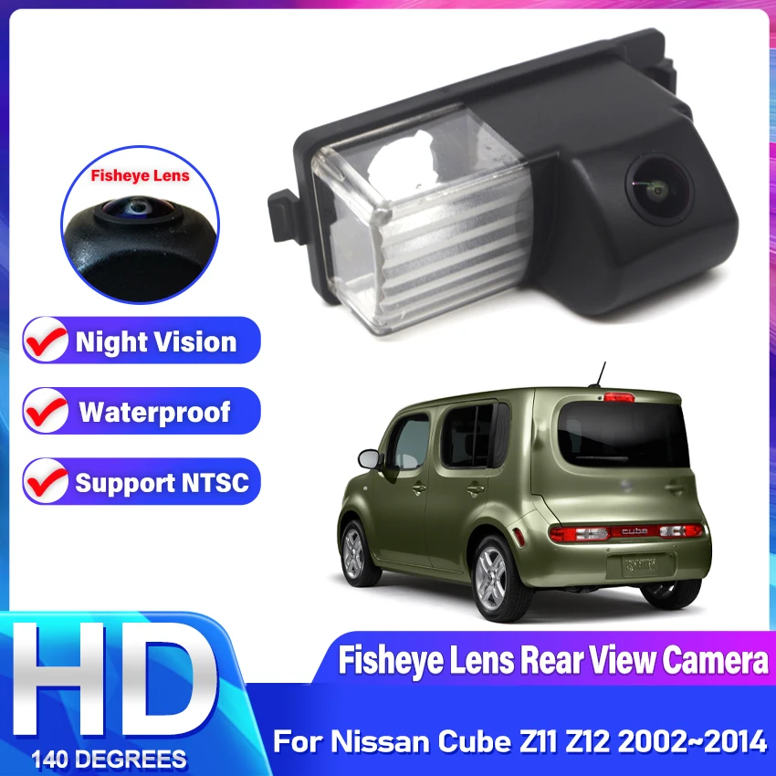 Rear View Camera For Nissan Patrol Y61 Safari Y61 2002~2018 2019 HD CCD Night Vision Reverse Backup Parking Camera Fisheye Lens