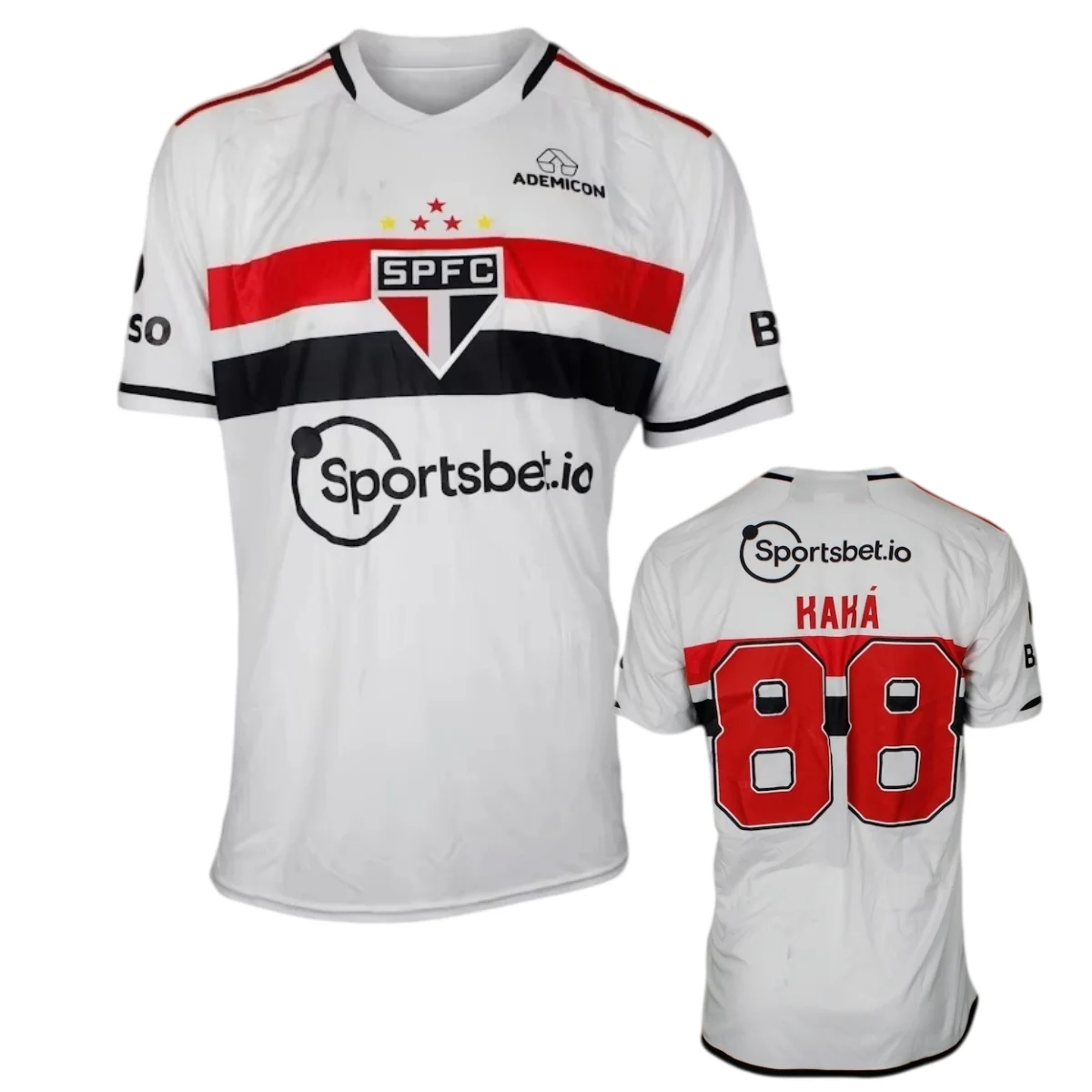 New São Paulo 3D Printed Number Football Jersey Men's Breathable Quick Drying Short Sleeved T-shirt Family Matching Clothing