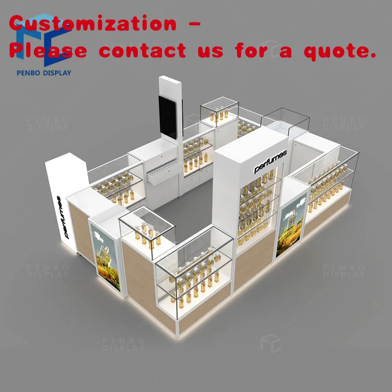 

На заказ. Высококачественный прямоугольный стеклянный парфюмерный бар, киоск, продукт для ухода за кожей, шкафы для парфюмерии, киоск