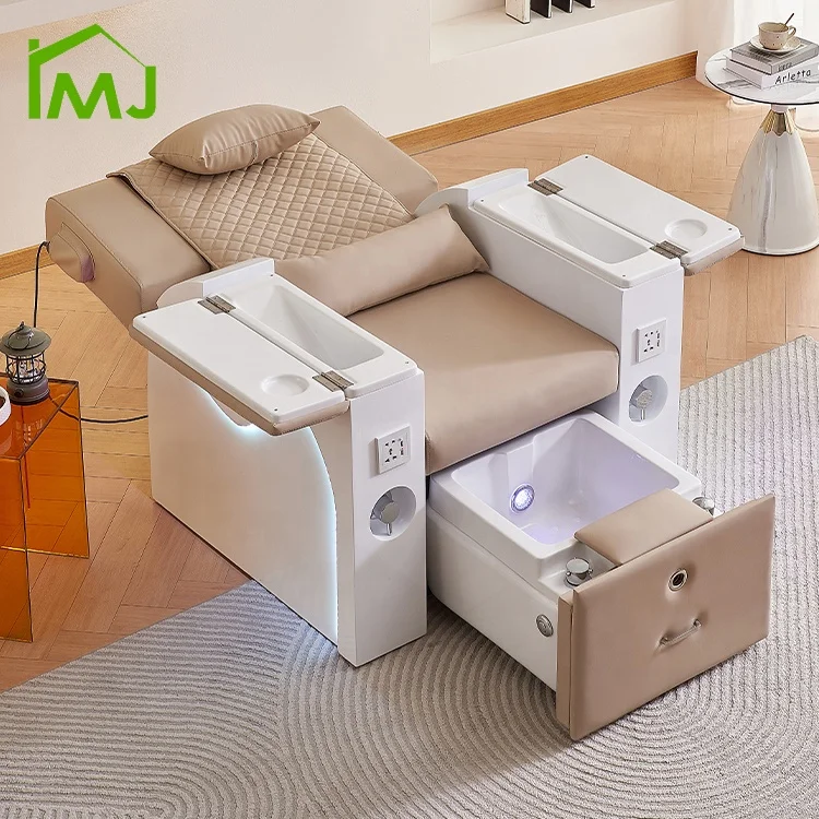 

Маникюрный салон, электрическая откидная ванна для ног, маникюр, массаж, педикюр, спа-кресло, со светодиодом